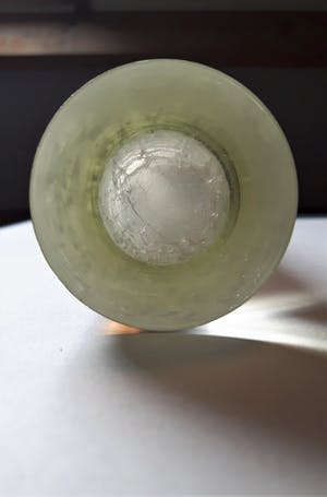 Niet of onleesbaar gesigneerd - Design cilindervaas met inwendig craquelé kopen? Bied vanaf 1!