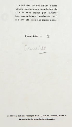 Corneille - Zeer bijzondere portefeuille met 16 clichés op Japans papier, Images de New York kopen? Bied vanaf 1!