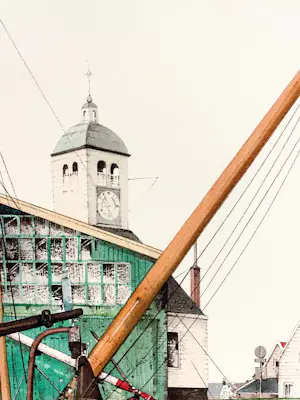 Ciano Siewert - Zeilschip met zicht op kerk kopen? Bied vanaf 55!