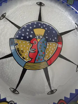 Clemens Briels - Decoratief glazen bord kopen? Bied vanaf 30!