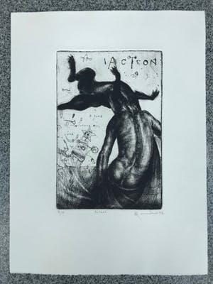 Robert Dandarov - 2 etsen - 1992 - Gesigneerd - 7/50 en AP kopen? Bied vanaf 55!