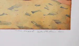 Marcel Schellekens - Kleurenets, Kammend op het strand (Groot) kopen? Bied vanaf 100!