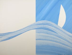 Johannes van Hoften - Gouache op karton, Doorbroken landschap IV kopen? Bied vanaf 1!