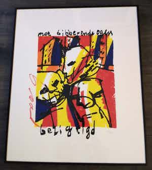 Herman Brood - Met bibberende ogen bezigtigd verkocht voor € 250!