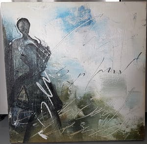 Dario Bosa - Abstract Figuur. kopen? Bied vanaf 69!