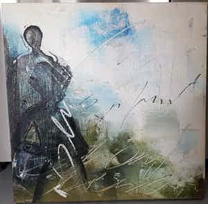 Dario Bosa - Abstract Figuur. verkocht voor € 69!