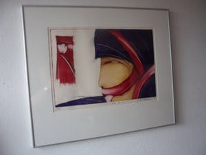 Dana Andreev - Kleurenets, Close Up - Ingelijst kopen? Bied vanaf 60!