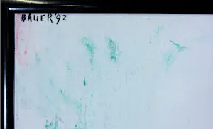 Menno Bauer - Acryl op doek, Schaduw van een regenboog - Ingelijst kopen? Bied vanaf 50!