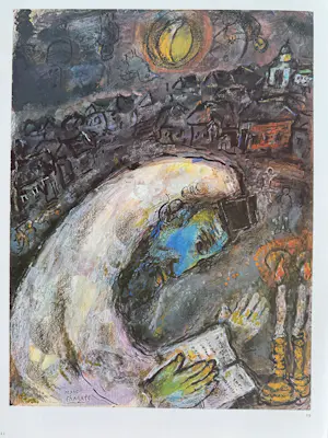 Marc Chagall - Le Village, Original-Farblithographie 1977 Mourlot 917 kopen? Bied vanaf 360!