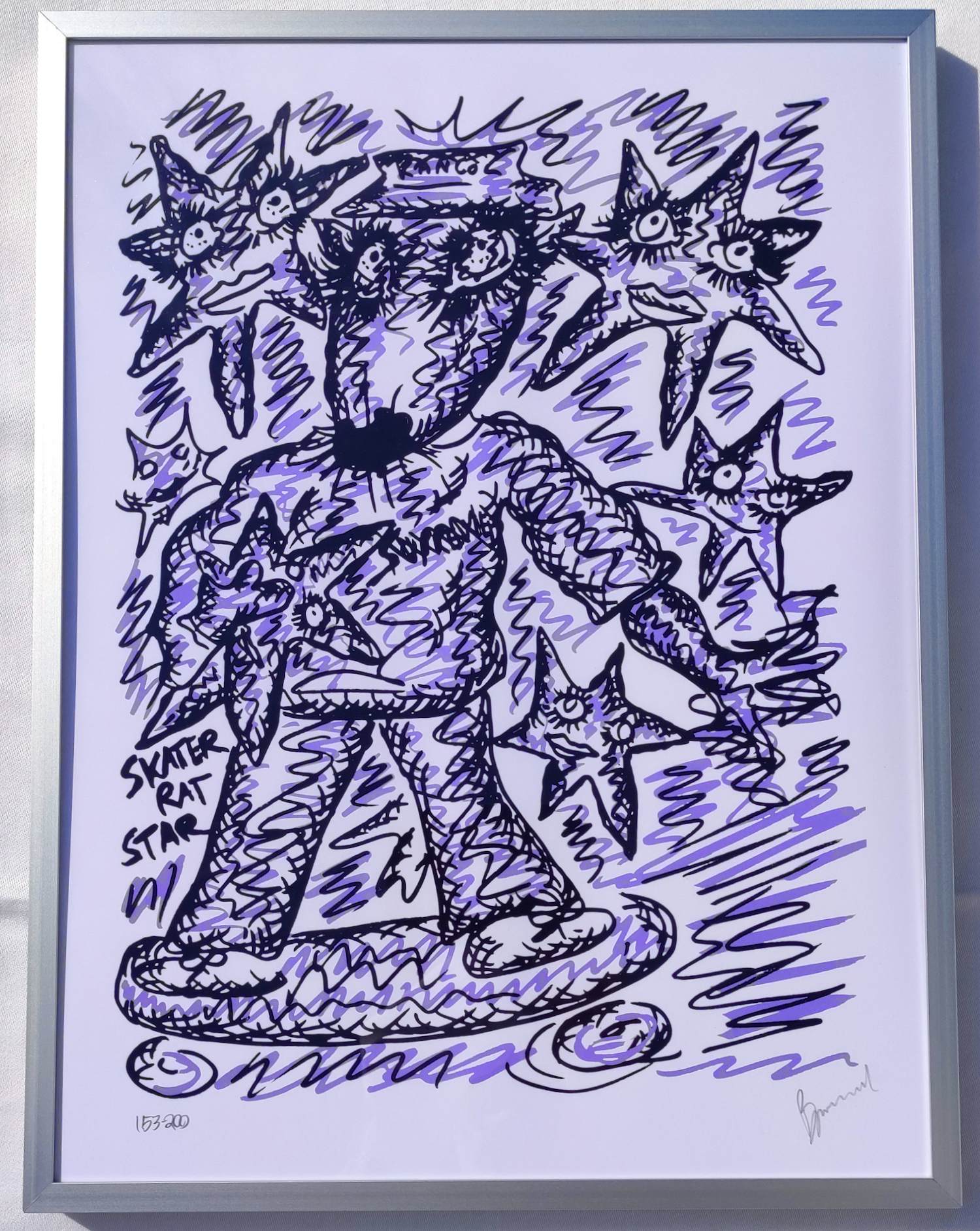 Bjarne Melgaard - Skater Rat White – handsigniert + nummeriert kopen? Bied vanaf 220!