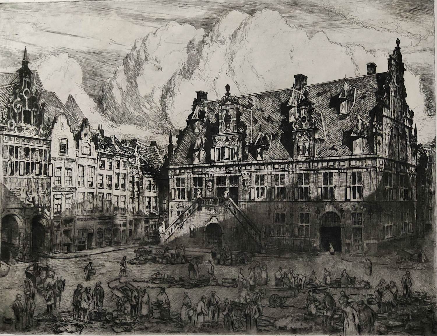 Eugene Lucker - Grote Markt, Nijmegen verkocht voor € 100!