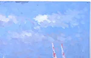 Arie-Kees van Noort - Zandvoort - Olie op paneel - Gesigneerd - 30x45 cm kopen? Bied vanaf 180!