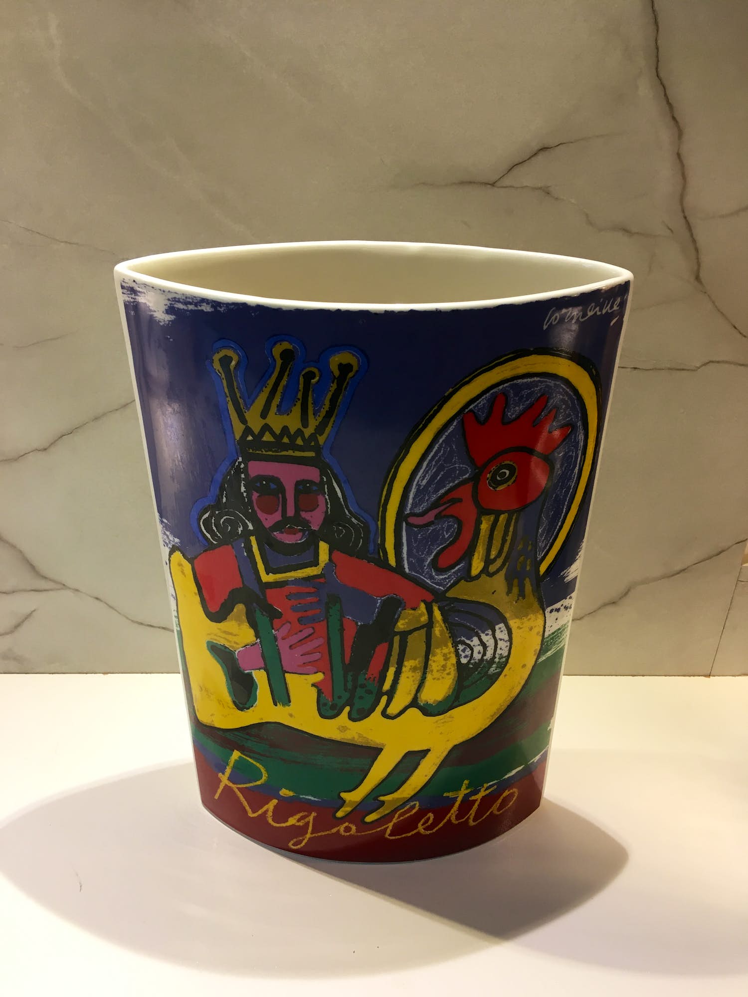 Corneille - Unieke grote vaas van Corneille in originele doos kopen? Bied vanaf 78!