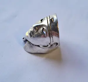 zilveren vintage egyptische farao statement ring Toutankhamon kopen? Bied vanaf 60!