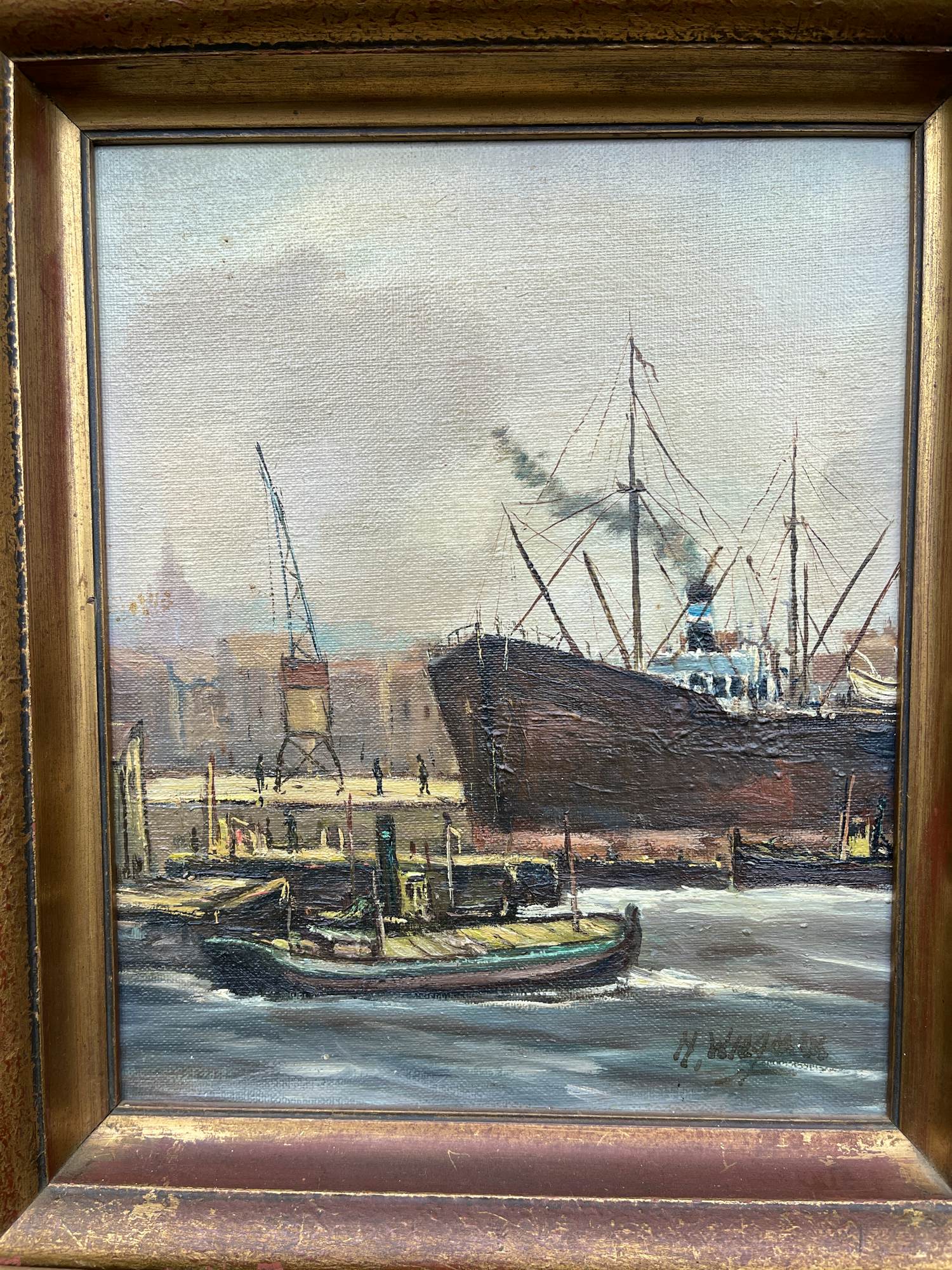 H. Wiegman - Havengezicht kopen? Bied vanaf 25!