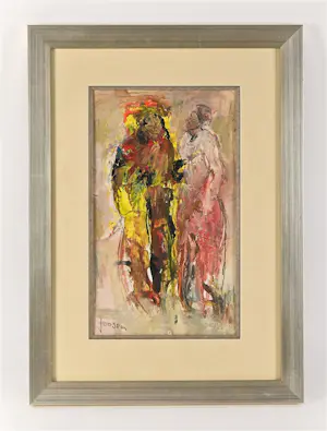 Buy Frans Joosen - Olieverf - 2 Vrouwen Figuren? Bid from 135!