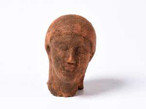Niet of onleesbaar gesigneerd - Terracotta sculptuur van Romeinse Diana - periode 1e tot 3e eeuw verkocht voor € 1!