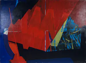 Peter van Oorde - Acrylverf op doek, Abstracte compositie (Groot) kaufen? Bieten Sie von 1!