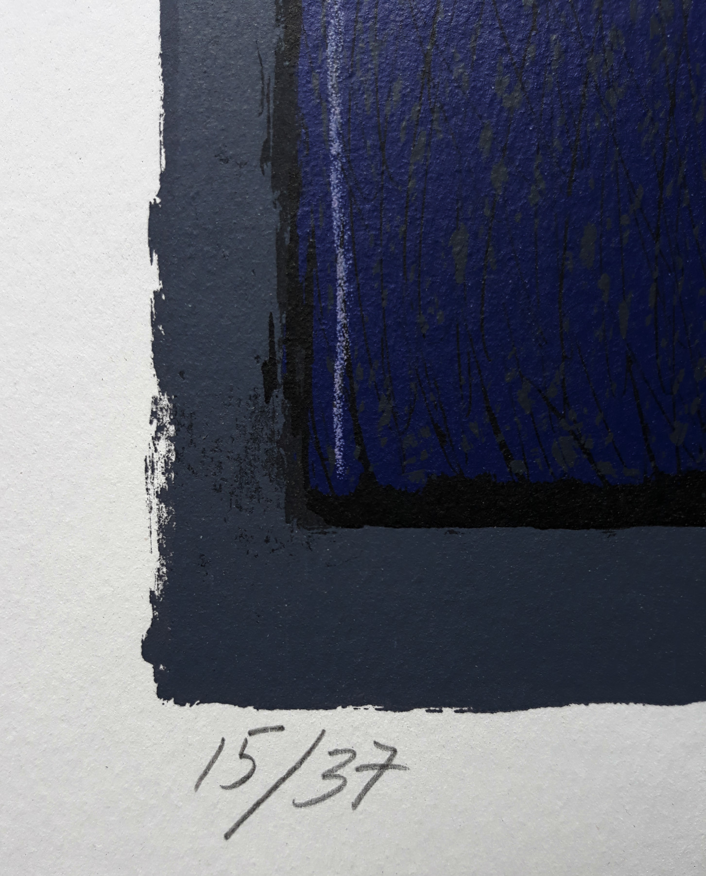 Ahmad Baldin - Semi-abstracte voorstelling, zeefdruk kopen? Bied vanaf 30!