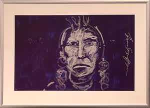 Espen Hagen - Blue chief | Groot verkocht voor € 85!