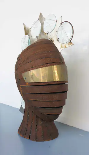 Rik van Rijswijk - Gemengde techniek (o.a. staal), Wachter kopen? Bied vanaf 200!