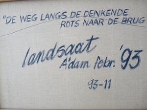 Hans Landsaat - De weg langs de denkende rots naar de brug kopen? Bied vanaf 295!