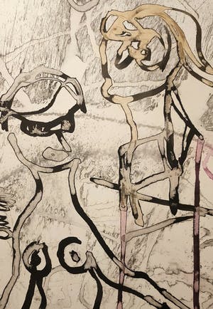 Lotti van der Gaag - inkt op papier 1984 kopen? Bied vanaf 350!