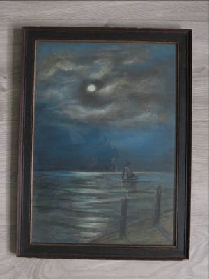Romke faber - Zeilboot in maannacht kopen? Bied vanaf 1!