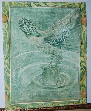 Chris Le Roy - Putter 1921 - kleurenlitho + gratis Theo v Hoytema litho vogel kopen? Bied vanaf 25!