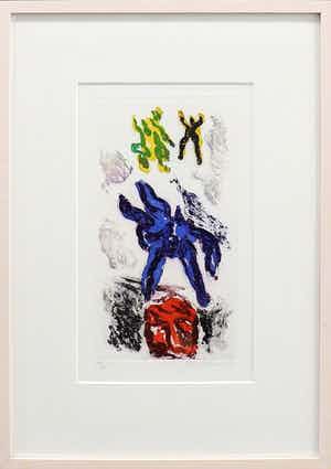 Jan Sierhuis - kleurenets - 1993 - oplage 35 - ingelijst verkocht voor € 115!