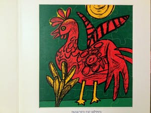 Curiosa - Houten puzzel met afbeelding zeefdruk Corneille Images de bêtes kopen? Bied vanaf 1!