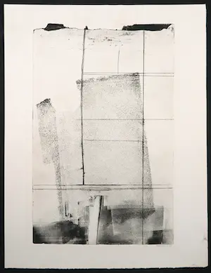 Jan Naezer - Ets en aquatint, Abstracte compositie kopen? Bied vanaf 1!