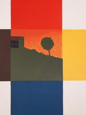 Willem van Malsen - zeefdruk - Zonder Titel 21/25 - ingelijst - 25775 kopen? Bied vanaf 100!