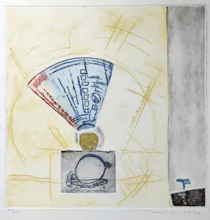 Jan Montyn - Abstracte compositie -ets 1972- kaufen? Bieten Sie von 100!