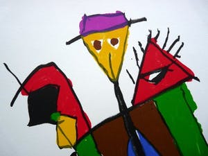 Eugen Ionesco - Figures - 1983 - Handgesigneerde kleurenlithografie kopen? Bied vanaf 220!