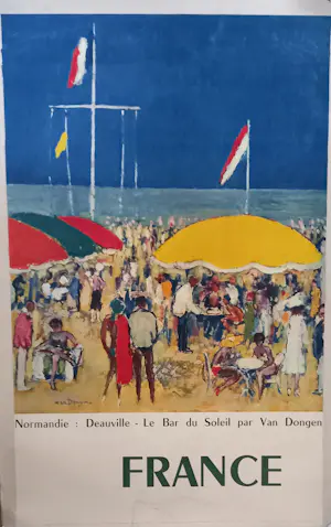 Kees van Dongen - Le bar du soleil - Deauville Normandie kopen? Bied vanaf 450!