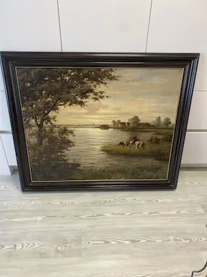 Willem de Kok - Olieverfschilderij met koeien kopen? Bied vanaf 250!