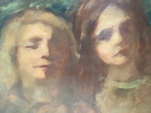 Dirk Ocker - Twee vrouwenkopjes kopen? Bied vanaf 750!