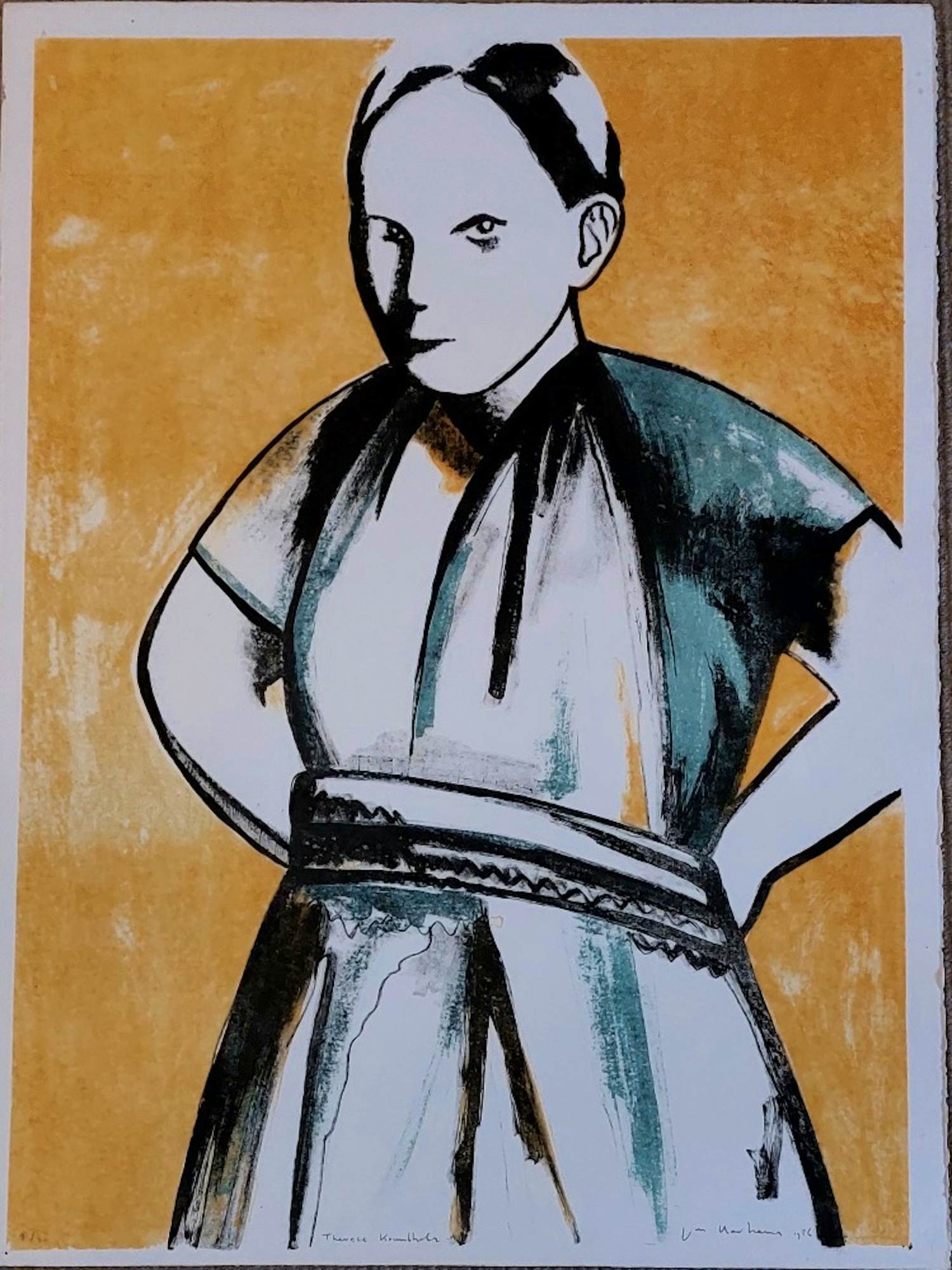 Jan Hartzema - portret van Therese Krumholz verkocht voor € 100!