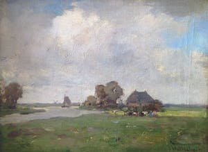 Louis Stutterheim - A6202 - Landschap met boerderij kopen? Bied vanaf 150!