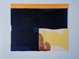 Gabrielle van de Laak - intrigerende kleuren lithografie "de Haven" - zeer kleine oplage (27) kopen? Bied vanaf 79!