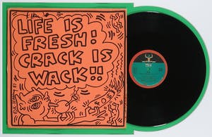 Keith Haring - Handgesigneerd album: Bipo - Crack is Wack!! - Ingelijst kopen? Bied vanaf 1!