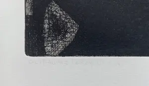 Guillaume Le Roy - Abstracte compositie, aquatint ets kopen? Bied vanaf 60!