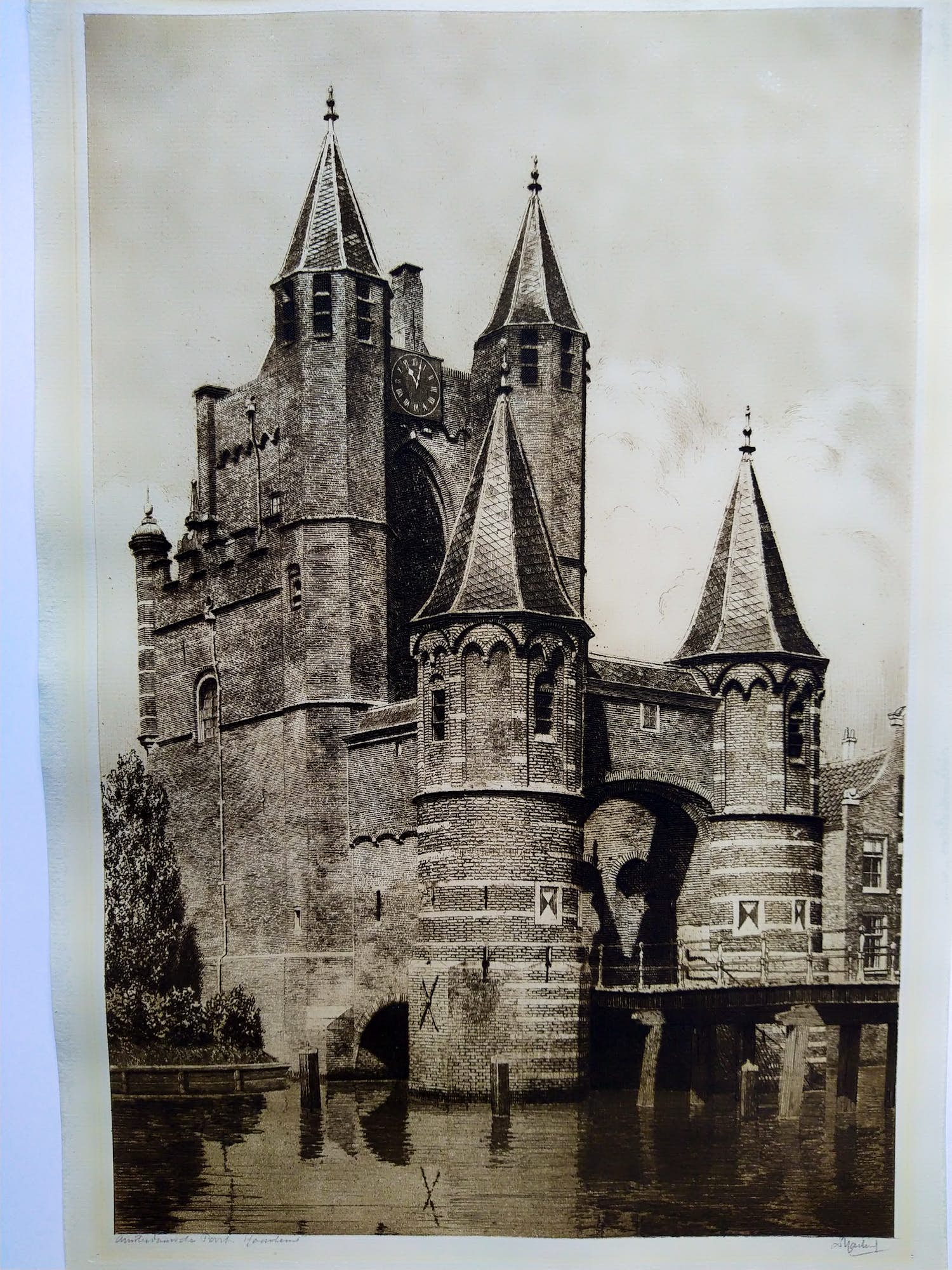 Dirk Harting - Amsterdams Poort Haarlem verkocht voor € 40!