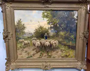 Martinus Josephus Nefkens - Herder met schapen verkocht voor € 62!