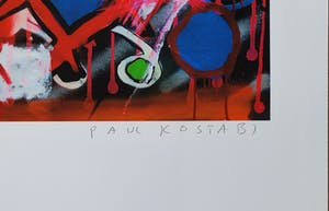 Paul Indrek Kostabi - The desk, Handgesigneerde giclée kopen? Bied vanaf 70!