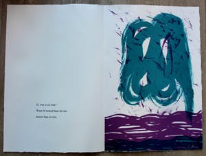 Hugo Claus - Litho met gedicht - Herfst 2 kopen? Bied vanaf 10!