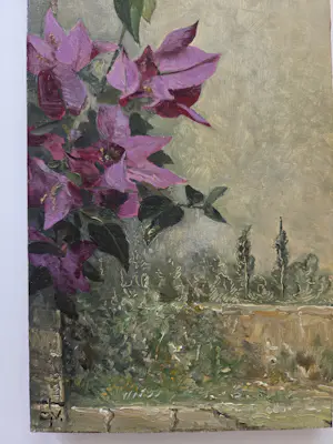 Jan Coenraad Nachenius - Bloemen. Bougainville. Stilleven. Monogram. kopen? Bied vanaf 249!