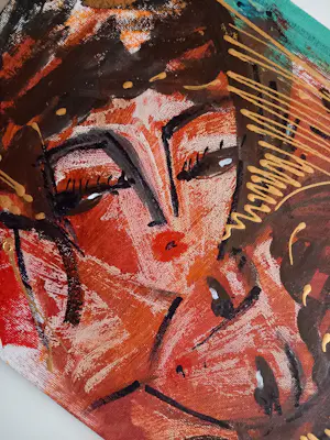 Hrasarkos - Fusie van de ziel – Acrylverf schilderij - gesigneerd kopen? Bied vanaf 200!