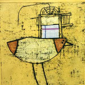 Ellen van Toor - Yellow bird verkocht voor € 45!
